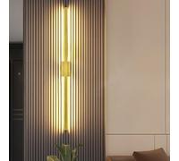 Applique Murale LED Longue Bande 3000K/4000K/6000K Applique Murale Moderne d'intérieur Minimaliste en Fer 3 températures de Couleur Applique Murale Chambre Salon Couloir Restaurant