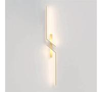 Applique murale LED minimaliste bande linéaire barre d'éclairage mural lampe murale géométrique 3 modes de couleur luminaire mural appliques murales de salon appliques murales de chambre moderne