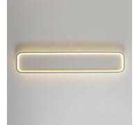 Applique murale LED minimaliste rectangulaire, lampe murale/plafonnier linéaire contemporaine, luminaire décoratif d'intérieur de 80 cm pour salon et chambre à coucher.