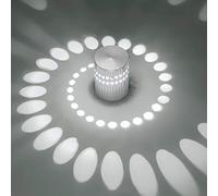 Applique Murale LED Moderne 3W Aluminium Lampe de Mur lampe murale métal Créatif Rétro Pour Chambre Enfant salon Couloir Hôtel Cuisine Salle à Manger Café bar salle de bains, Blanc froid 6000K