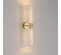 Applique Murale LED Moderne câblée, Tube Acrylique Transparent à Bulles, Lampe Murale d'intérieur, luminaire Mural de vanité 14 W, éclairage Mural pour Miroir de Salon, Chambre à Coucher, Couloir