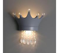 Applique Murale LED Moderne, Design Couronne de Dessin animé, éclairage Mural à lumière Chaude 9 W, Compatible avec Les luminaires d'intérieur, Lustre
