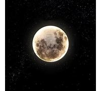 Applique Murale LED Moderne Éclairage Mural Décoration Creative Design Astronomique Luminaires Pour Salon, Chambre, Chambre D'enfant Appliques Murales, 4000K,Moon,30cm