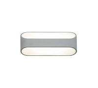 Applique Murale Led Moderne, Éclairage Vers Le Haut Et Vers Le Bas, Spots En Alumipour Salon, Chambre, Couloir, Applique Murale Double Biseautée En Métal Blanc/3000K-L41Cm/6000K L16Cm