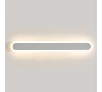 Applique murale LED moderne en métal, lampe murale linéaire à intensité variable, éclairage de fond de canapé d'intérieur, longues appliques murales compatibles avec le chevet de la chambre à coucher.