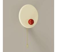 Applique Murale LED Moderne Ronde Blanc Laiteux Chevet Milieu du siècle Minimaliste Couloir lumière Nordique créativité crème Vent Chambre Lampe Salon Balcon allée escaliers