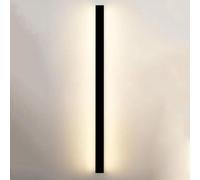 Applique Murale Led Murale, Plafonnier, Applique Murale Minimaliste En Fer, Longue Lanterne Murale, Lampeastigmatisme Pour Chambre Ou Salon/Blanc / 100 Cm/Neutre/80 Cm