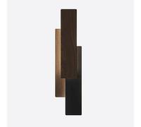 Applique Murale LED Noire à intensité Variable, Style Rustique et Moderne, luminaire d'intérieur, idéal pour Un Couloir, Un Salon ou Un escalier.