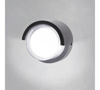 Applique Murale LED Noire Imperméable Conforme à la Norme IP65, Éclairage d'Extérieur, Idéal pour une Véranda, un délégations, un Jardin ou une Villa, 5W 3000k