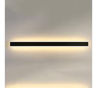 Applique Murale Led Noirengée, Éclairage Intérieur Vers Le Haut Et Vers Le Bas, En Métal, 3000K Blanc Chaud, Idéale Pour Escalier, Chambre, Balcon, Portail, Restaurant Et Maison, 40 Cm./80 Cm