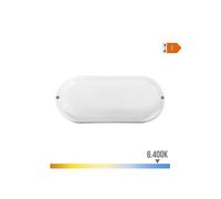 Applique Murale Led Ovale 18w 1820lm 6400k 23x4,5x10,2cm Edm