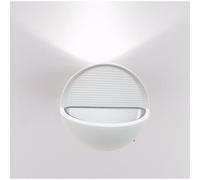 Applique Murale LED Ovale 7W IP44 BLANC - Blanc Chaud 2300K - 3500K
