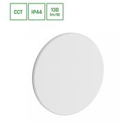 Applique Murale LED PIATTA 18W CCT Lampe Extérieure 230V IP44 Blanche RONDE
