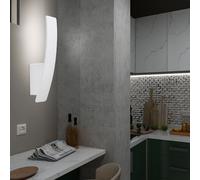 Applique Murale LED Pour Chambre À Coucher Éclairage ALU Lampe Applique Blanche