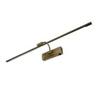 Applique murale LED pour éclairage d'images, miroirs, tableaux muraux, 16 W, style traditionnel et élégant, lumière chaude 3000 K, finition bronze antique, mobile, 72 cm, avec interrupteur