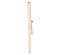 Applique murale LED pour miroir à tige chromée, verre satiné, avec interrupteur à bascule, 1x 22,5W 1760Lm blanc chaud, L 79 cm