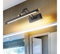 Applique Murale LED pour Miroir de Salle de Bain, réglable à 180°, rotative, éclairage pour Cadre Photo, Applique Murale Moderne en métal pour intérieur, pour Le Rasage, Le Maquillage, Le Salon,
