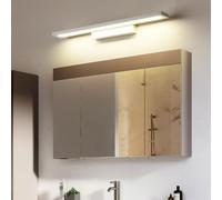Applique Murale LED pour Salle de Bain, étanche IP44, température de Couleur 3000 K/6000 K, Longue Bande Lumineuse, décoration intérieure Moderne pour Meuble-lavabo en Aluminium