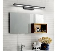 Applique Murale LED pour Salle de Bain, étanche IP44, température de Couleur 3000 K/6000 K, Longue Bande Lumineuse, décoration intérieure Moderne pour Meuble-lavabo en Aluminium