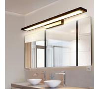 Applique Murale LED pour Salle de Bain, étanche IP44, température de Couleur 3000 K/6000 K, Longue Bande Lumineuse, décoration intérieure Moderne pour Meuble-lavabo en Aluminium