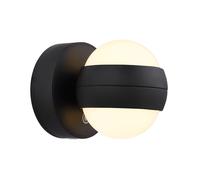 Applique murale LED rechargeable avec variateur tactile Up Down, spot mural USB, noir, D 10 cm