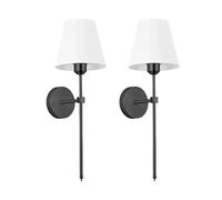 Applique Murale LED RGB Sans Fil, Luminaire Décoratif D'intérieur, Idéal For Une Chambre À Coucher, Un Couloir Ou Salon Nombreuses Applications(Black two)