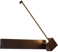 Applique Murale LED rotative à 330° en métal, 7 W, Noire, Compatible avec Chambre, Couloir, Restaurant, hôtel, Design de Luxe