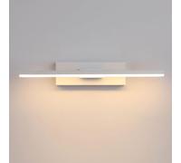 Applique Murale LED Rotative à 330 ° Moderne De Style Nordique Longue Applique Murale Intérieure en Aluminium pour Lampe De Chevet Escalier De Salon, White with Plug, Natural White, 40cm, 8W