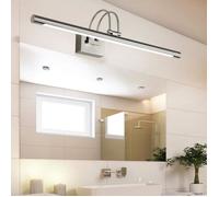 Applique murale LED salle de bain étanche - Blanc - Métal - Angle réglable - Miroir A[a976]