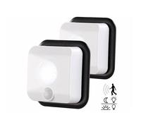 Applique murale LED - Sans fil - Détecteur de mouvement - 3W - Intérieur/extérieur - Blanc