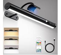 Applique murale LED sans fil - ZGEER - Détecteur de mouvement - Télécommande - Rechargeable USB - Aimant puissant