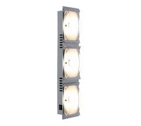 Applique murale LED Sport mural chrome ALU verre Lampe de couloir Lampe de salon 3x 5W
