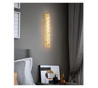 Applique Murale LED Tout cuivre - Design Minimaliste et Luxueux pour Salon et Chambre à Coucher, idéal pour l'éclairage de Fond de la télévision et de Chevet, décoration d'intérieu