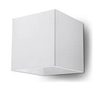Applique Murale LED Up/Down Moderne - SOLLUX - QUAD - Aluminium Blanc - 1 Ampoule G9 40W