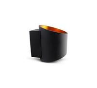 Applique murale led up & down vision el - noir doré - g9 - 1x5w max - sans ampoule