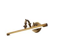 Applique Murale LED Vintage pour Miroir de Salle de Bain, éclairage rétro en Laiton, éclairage de façade pour Miroir, Lampe de Maquillage étanche pour Miroir de Salle de Bain, angl
