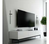 Applique murale LED Vision Milagro Lighting, noir, Salon / Salle à manger, Métal, Moderne, Applique Murale LED