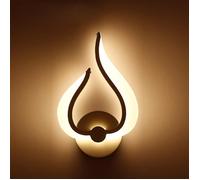 Applique murale - LEDGLE - Design - Blanc - 10W - IP20 étanche