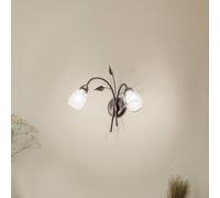 Applique murale Liliana ONLI, dimmable, bronze, Salon / Salle à manger, Métal, Florentin, Applique