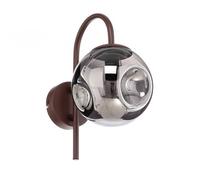 Applique murale - Lindby - lampe murale - Verre - gris fumée marron