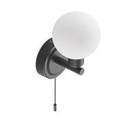 Lindby Applique Murale Zaniba à intensité variable (Moderne) en Noir Métal e. a. pour Salon & Salle manger (1 lampe,à G9), Luminaire salle de bain Lampe WC