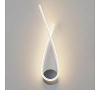 Applique Murale linéaire au Design Moderne, LED Blanc Chaud 3 000 K, Design Minimaliste, géométrique, pour Balcon, Chambre, Salon, Bureau, Lampe de Chevet, HDFTTYABF-A-1000MM