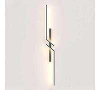 Applique Murale linéaire Ultra-Fine, Applique Murale géométrique en métal avec Abat-Jour en Acrylique, Applique Murale LED Moderne, éclairage décoratif pour Chambre à Coucher, Appliques murales d