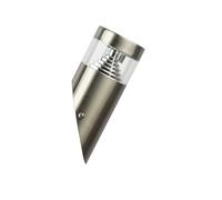 Applique murale Lisbonne Silver Transparent LED 7W IP65 H: 20cm Ø8cm 4000k