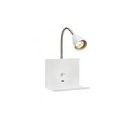 Applique murale LOGI blanche 1 ampoule