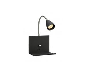 Applique murale LOGI Noire 1 ampoule