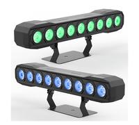 Applique Murale, Lot de 2 barres lumineuses murales 60 W RGBW stroboscopiques à LED avec contrôle DMX for discothèque, mariage, fête, DJ