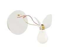 Applique murale Lucellino Wall white base-plate Ø8,5cm