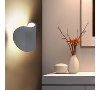 Applique murale Up and Down spot mural applique de salon lampe d'escalier en béton, gris, 1x LED 6W 150lm, LxH 12,6x15,7 cm