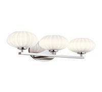 Applique Murale Lumière de Salle de Bain LED Chrome Dimmable B 63,5 CM IP44